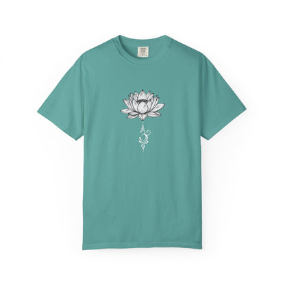 Lotus Flower Om Yoga T-Shirt: Spiritual Boho Chakra Tee
