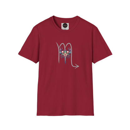 Scorpio Zodiac T-Shirt: Floral Astrology, Boho Horoscope Gift