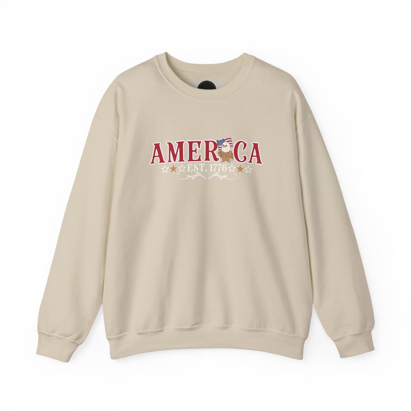 Patriotic America Eagle Sweatshirt: 1776 USA Flag 250 Years Of Freedom Shirt