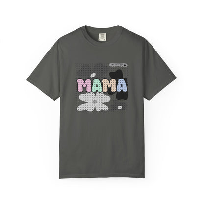 Mama Floral Shirt: Comfort Colors Pastel Mom Shirt