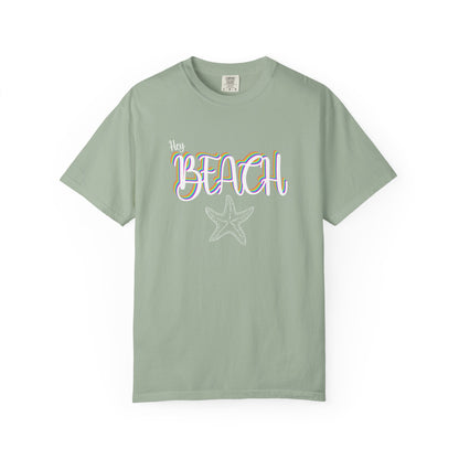 Hey Beach Shirt: Rainbow Summer Starfish Tee
