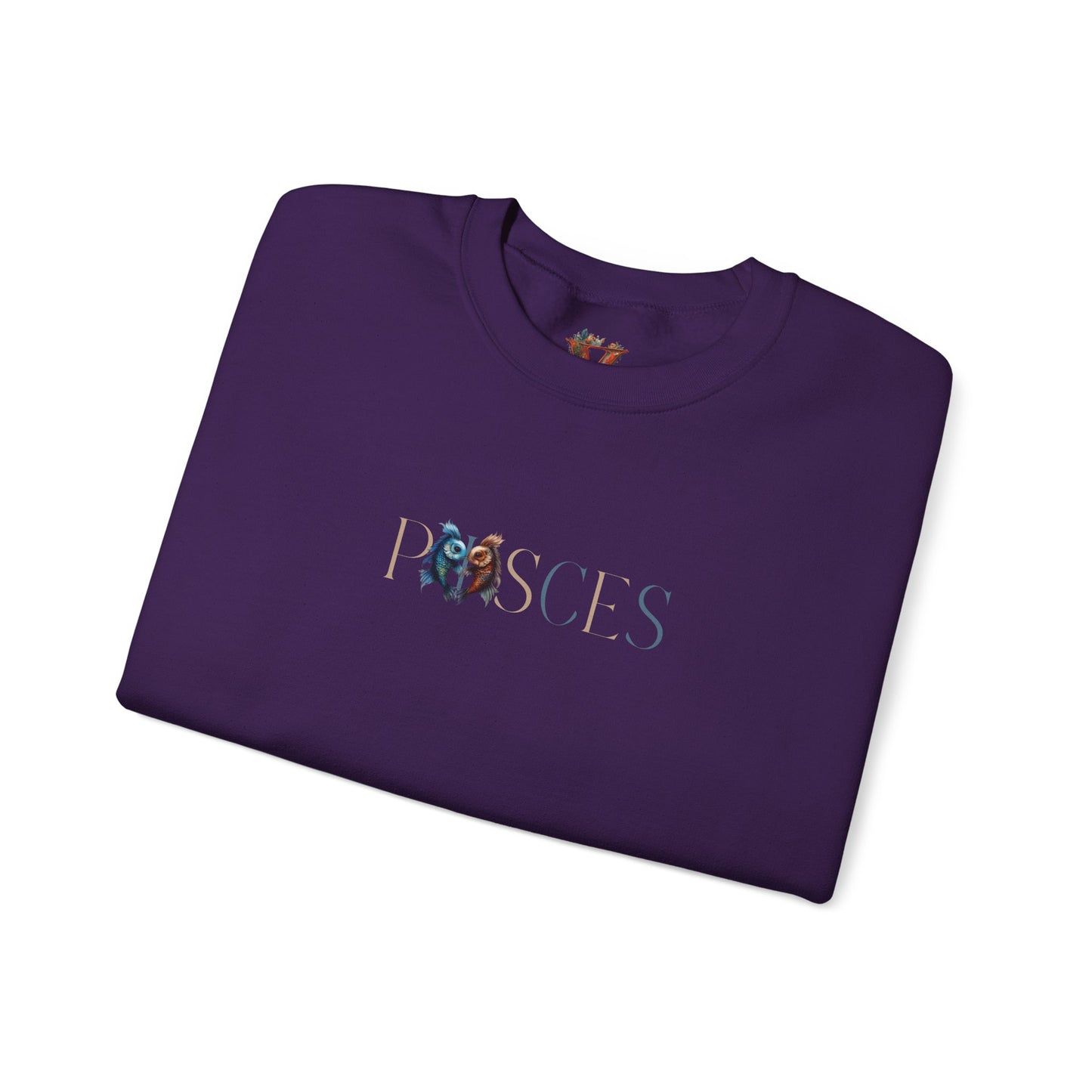 Classic Pisces Zodiac Sweatshirt – Blue & Beige