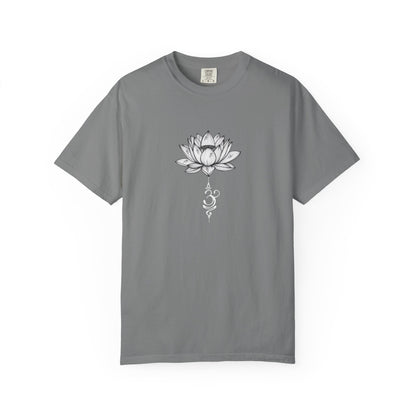 Lotus Flower Om Yoga T-Shirt: Spiritual Boho Chakra Tee