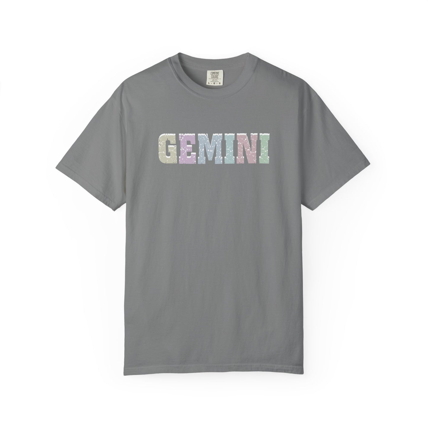 Gemini Zodiac T-Shirt: Comfort Colors Pastel Tee