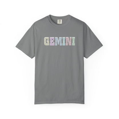 Gemini Zodiac T-Shirt: Comfort Colors Pastel Tee