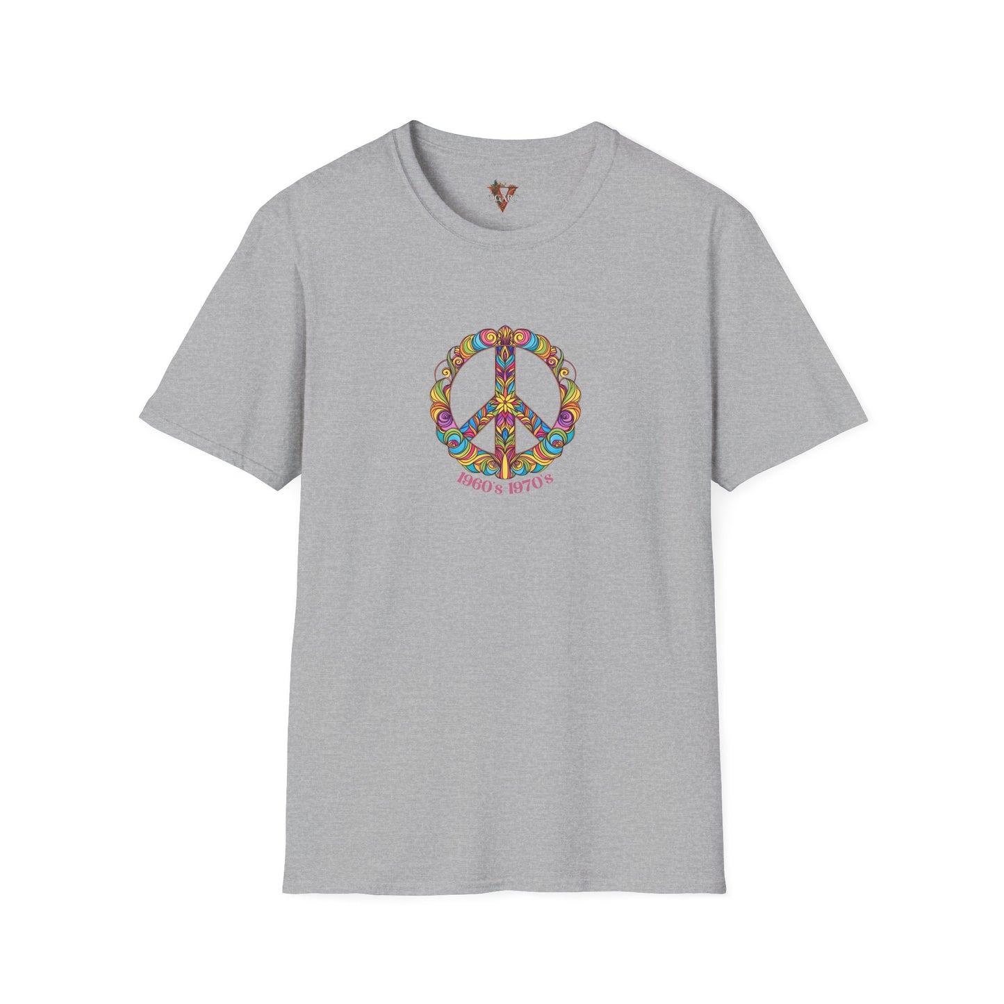 Retro Peace Graphic Tee: 60s 70s Hippie Style