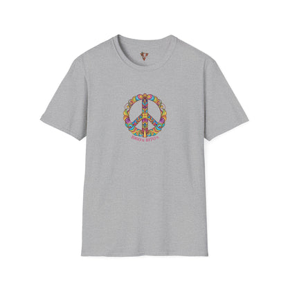 Retro Peace Graphic Tee: 60s 70s Hippie Style