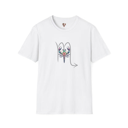 Scorpio Zodiac T-Shirt: Floral Astrology, Boho Horoscope Gift