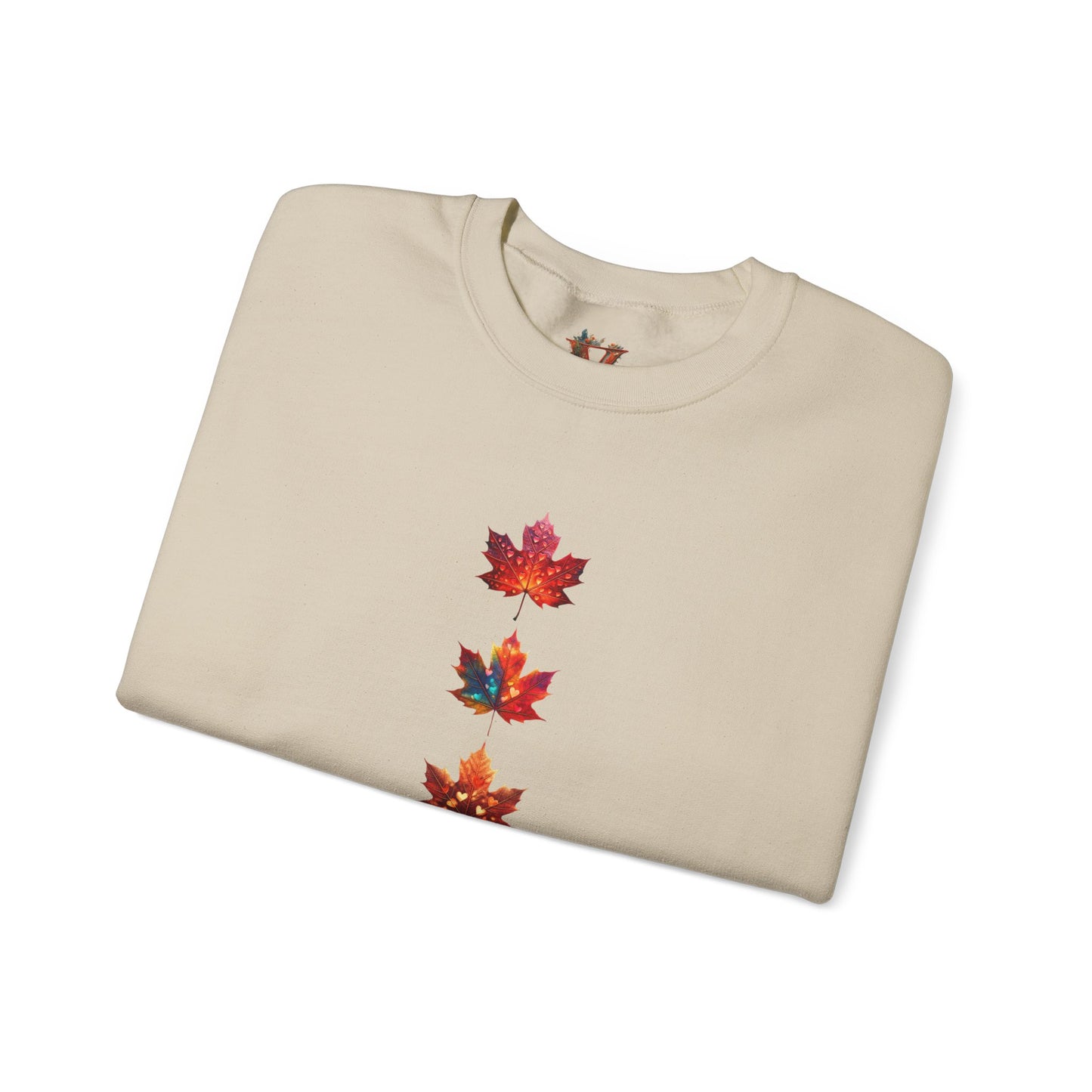 Canadian Heart Leaves Sweatshirt – Unique & Cozy Design