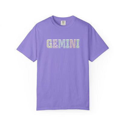 Gemini Zodiac T-Shirt: Comfort Colors Pastel Tee