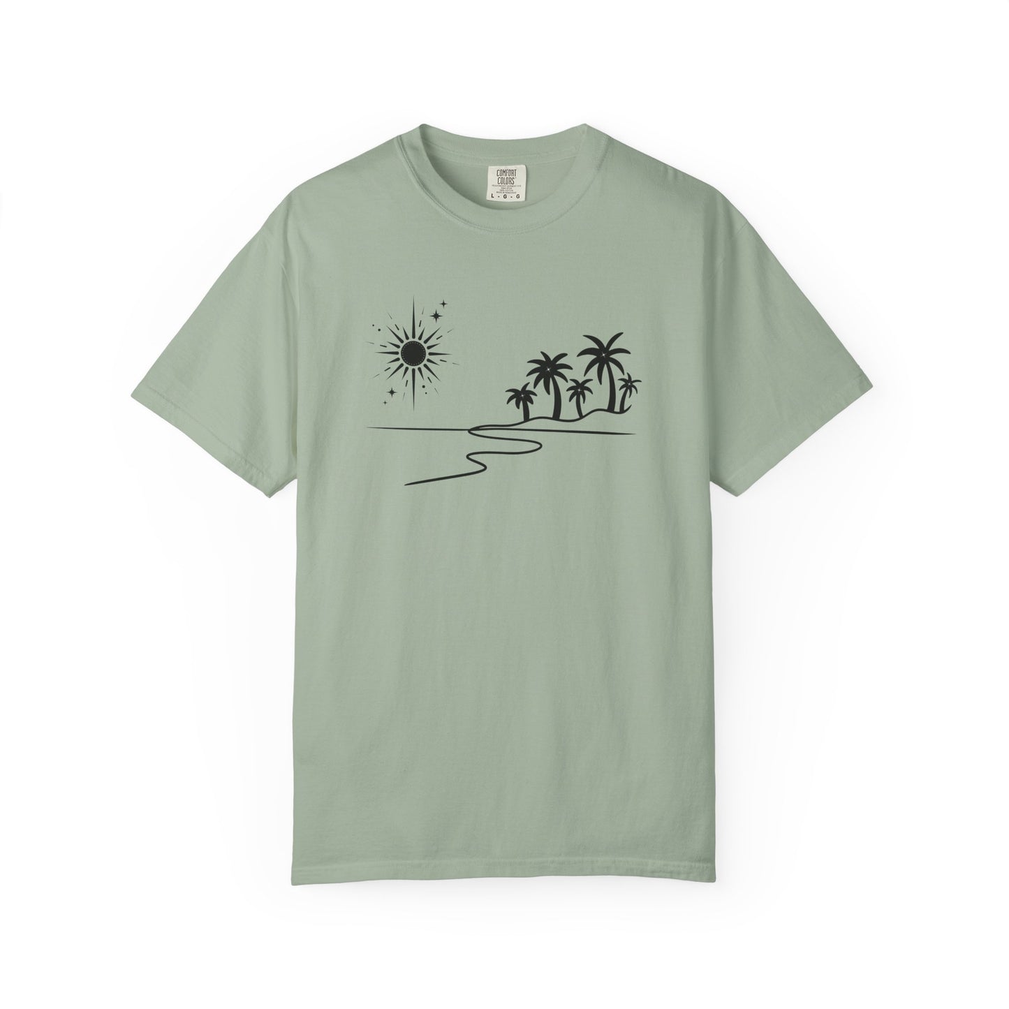 Celestial Beach Comfort Colors Shirt: Summer Graphic Tee