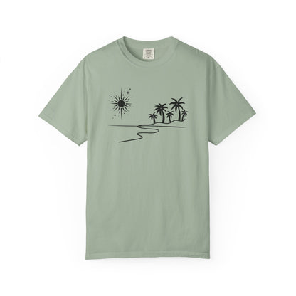 Celestial Beach Comfort Colors Shirt: Summer Graphic Tee
