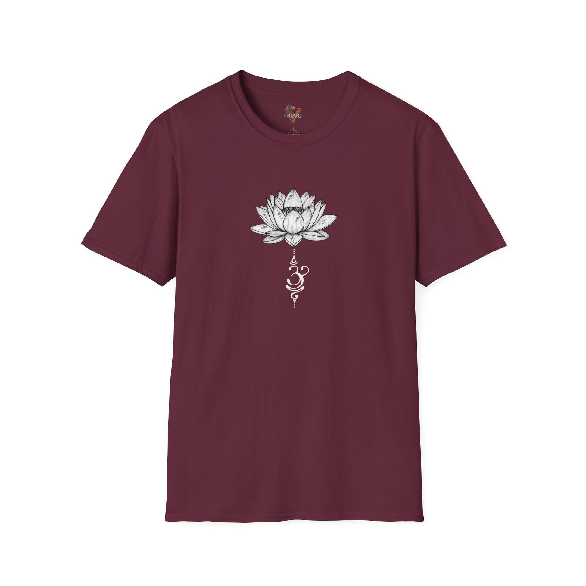 Spiritual T-shirt Om Blossom - Flower Design - Vogart