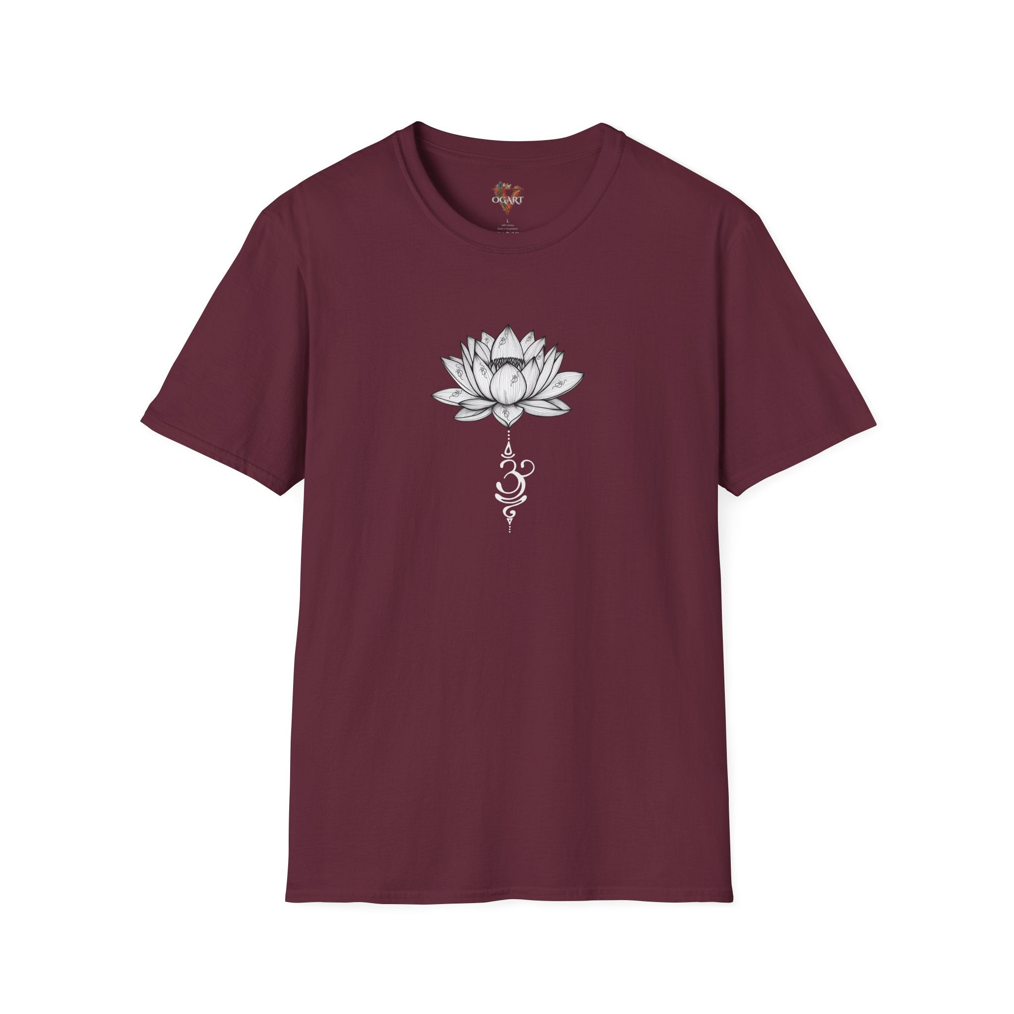 Spiritual T-shirt Om Blossom - Flower Design - Vogart