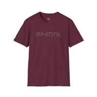 BEE-UTIFUL Honeycomb T-Shirt Letter  – Punny Bee Lover