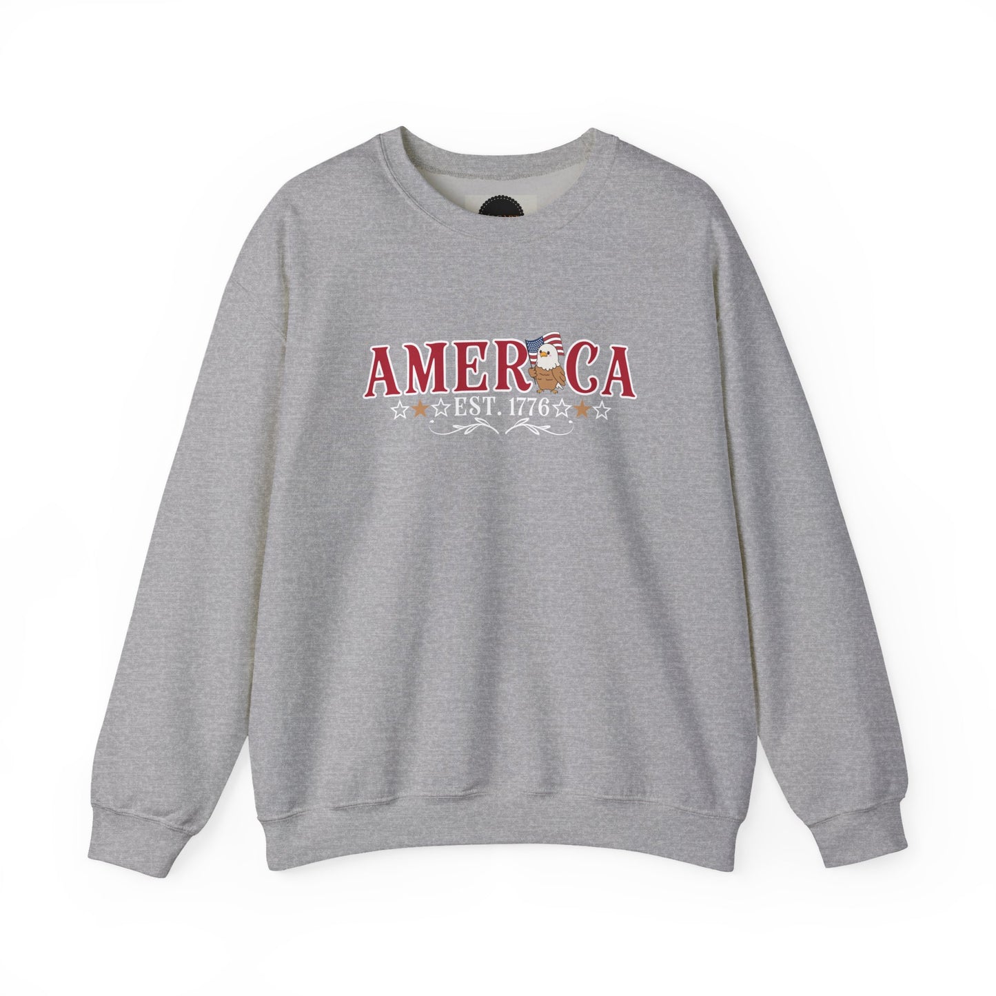Patriotic America Eagle Sweatshirt: 1776 USA Flag 250 Years Of Freedom Shirt