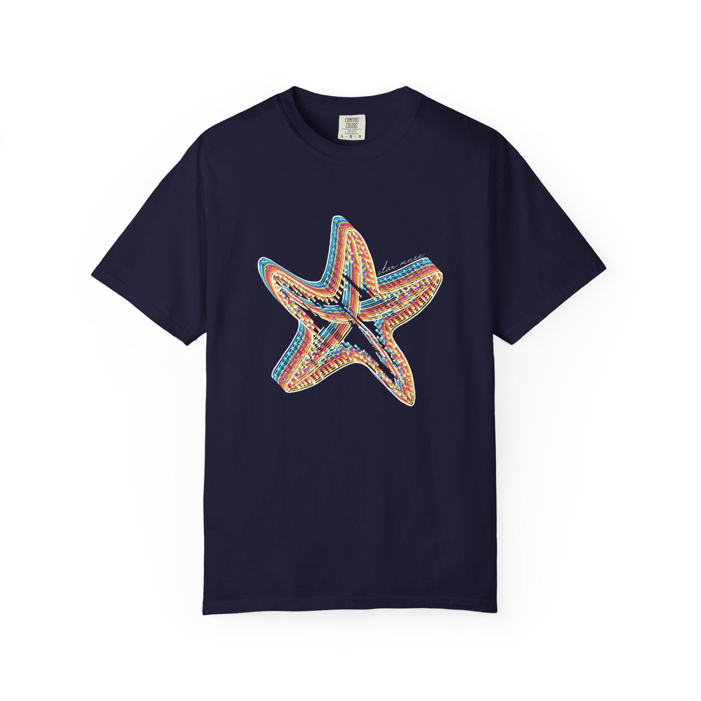 Starfish Rainbow T-Shirt: Summer Beach Clothing