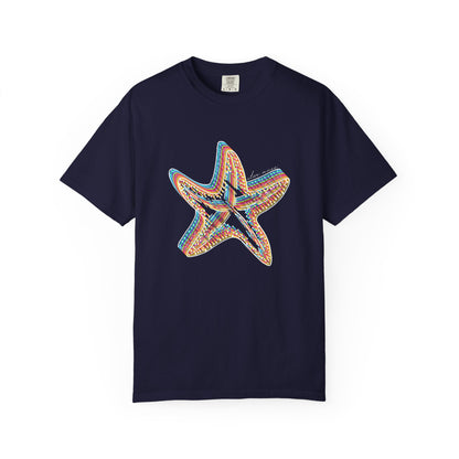 Starfish Rainbow T-Shirt: Summer Beach Clothing