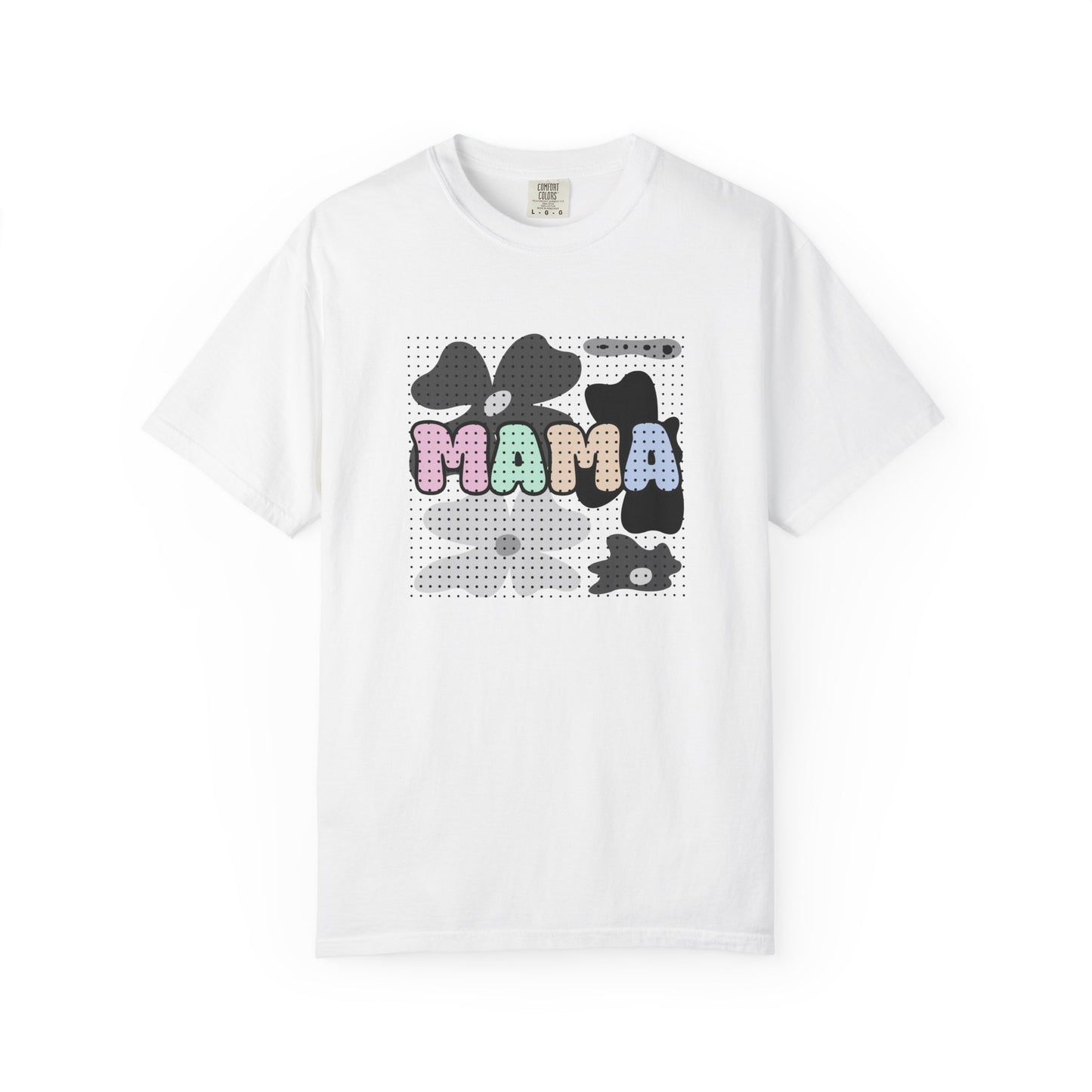 Mama Floral Shirt: Comfort Colors Pastel Mom Shirt