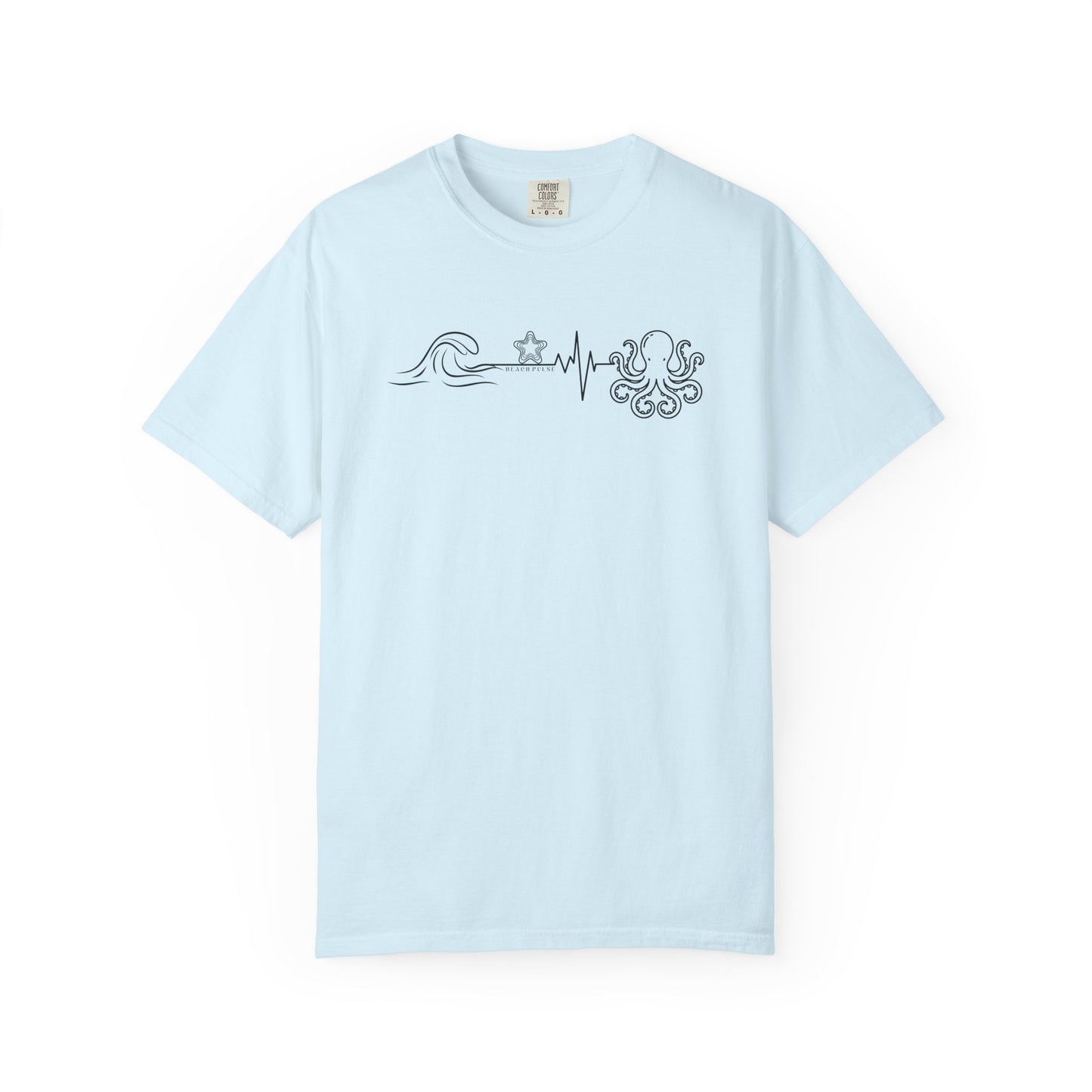 Beach Pulse T-shirt: Comfort Colors Summer Shirt