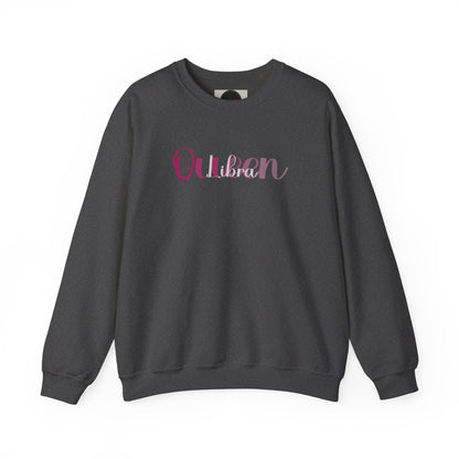 Queen Libra Sweatshirt: Zodiac Astrology Crewneck