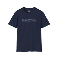 BEE-UTIFUL Honeycomb T-Shirt Letter  – Punny Bee Lover