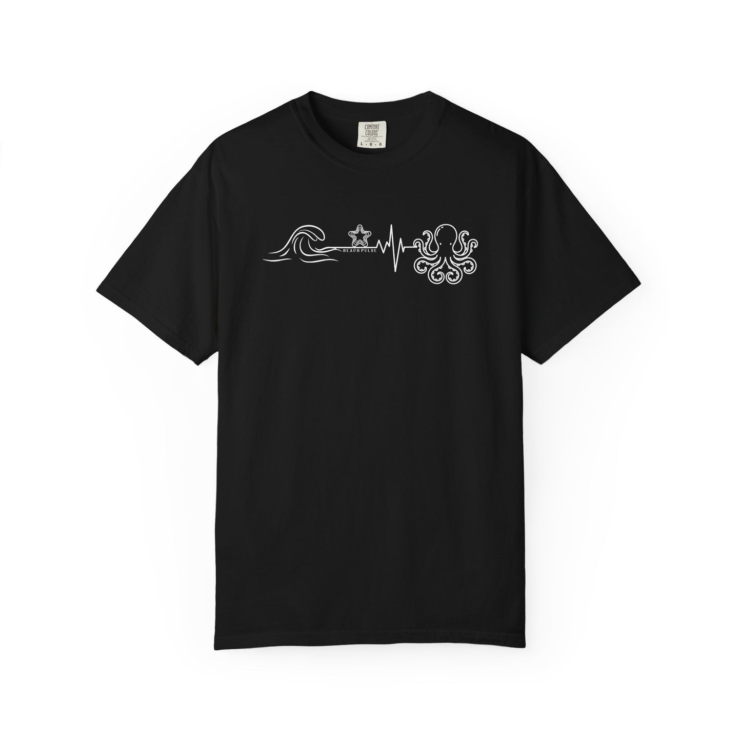 Beach Pulse T-shirt: Comfort Colors Summer Shirt