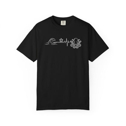 Beach Pulse T-shirt: Comfort Colors Summer Shirt