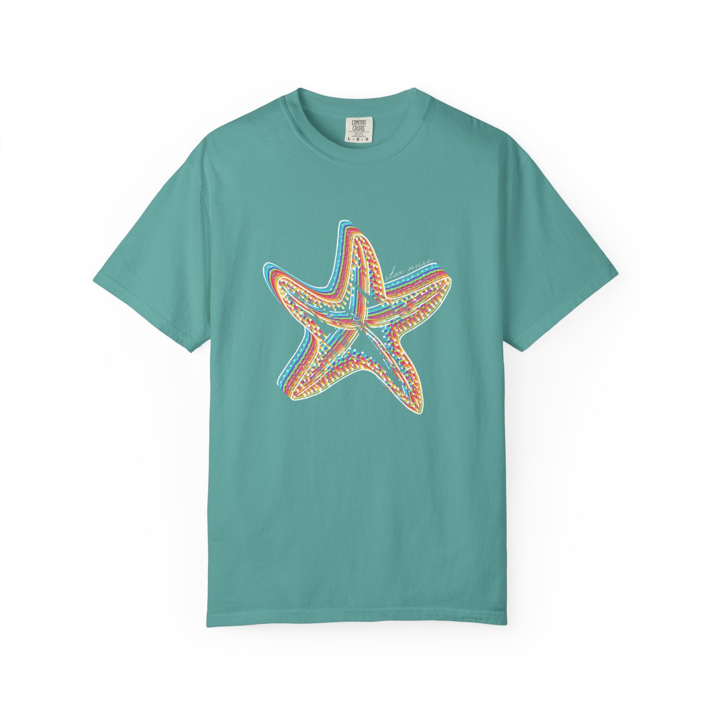 Starfish Rainbow T-Shirt: Summer Beach Clothing