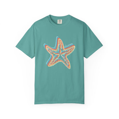 Starfish Rainbow T-Shirt: Summer Beach Clothing