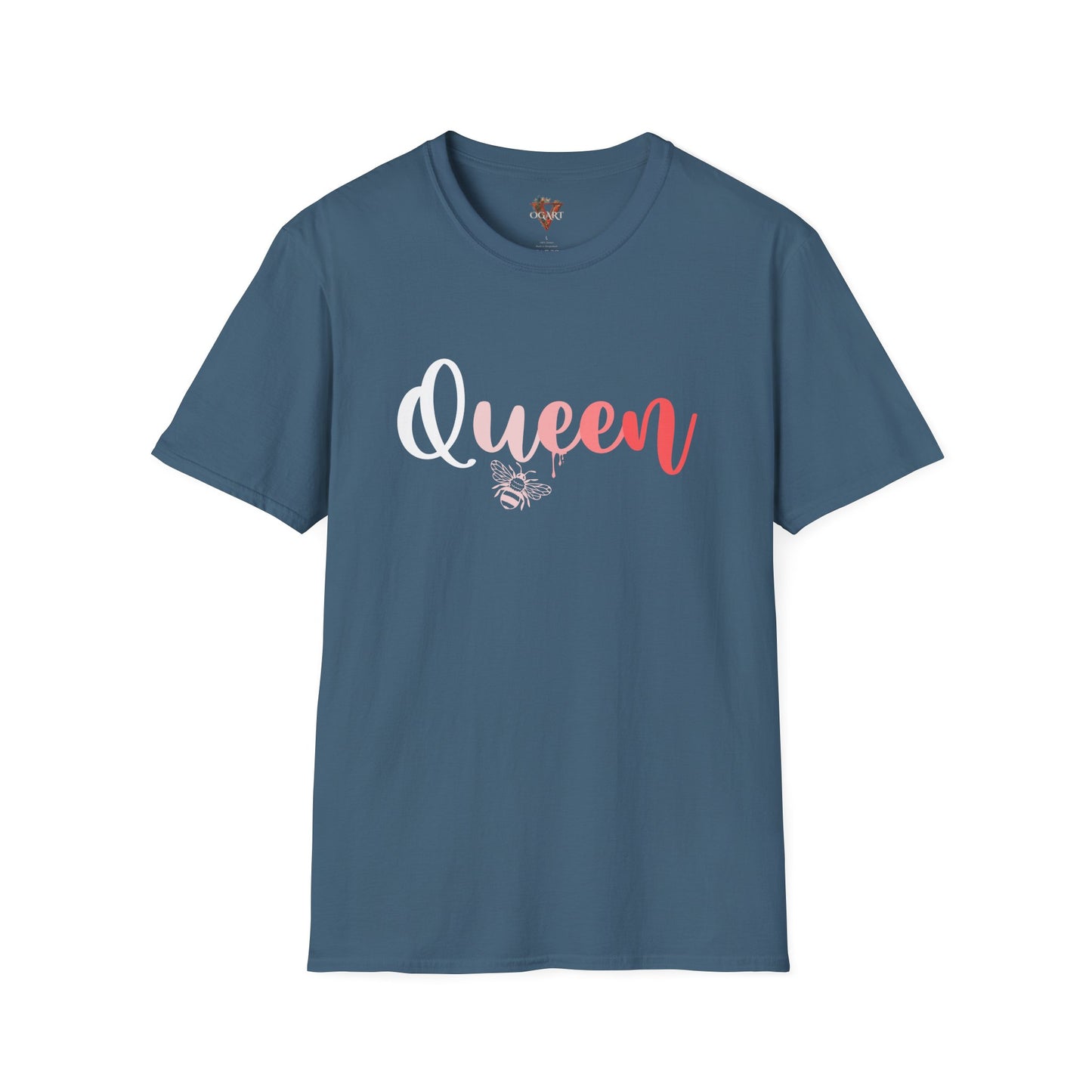 Queen Bee Gradient Letter T-Shirt – Empowered & Bold