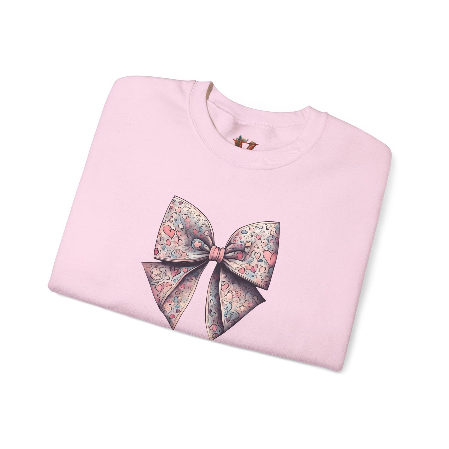 Heart Ribbon Bow X.O.X.O Valentine’s Sweatshirt - Charming and Unique