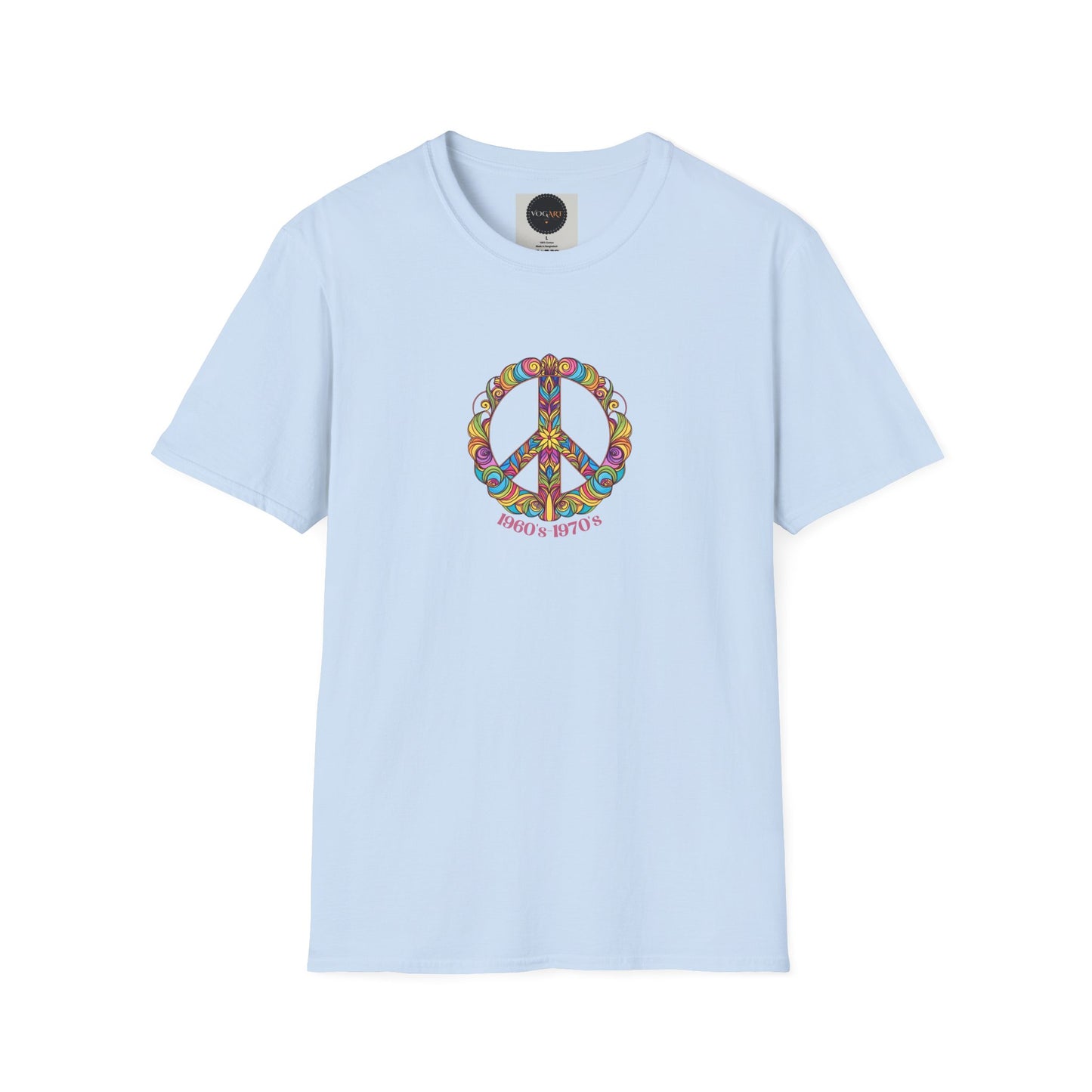 Retro Peace Graphic Tee: 60s 70s Hippie Style