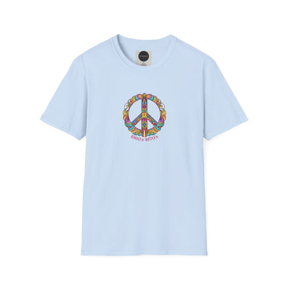 Retro Peace Graphic Tee: 60s 70s Hippie Style