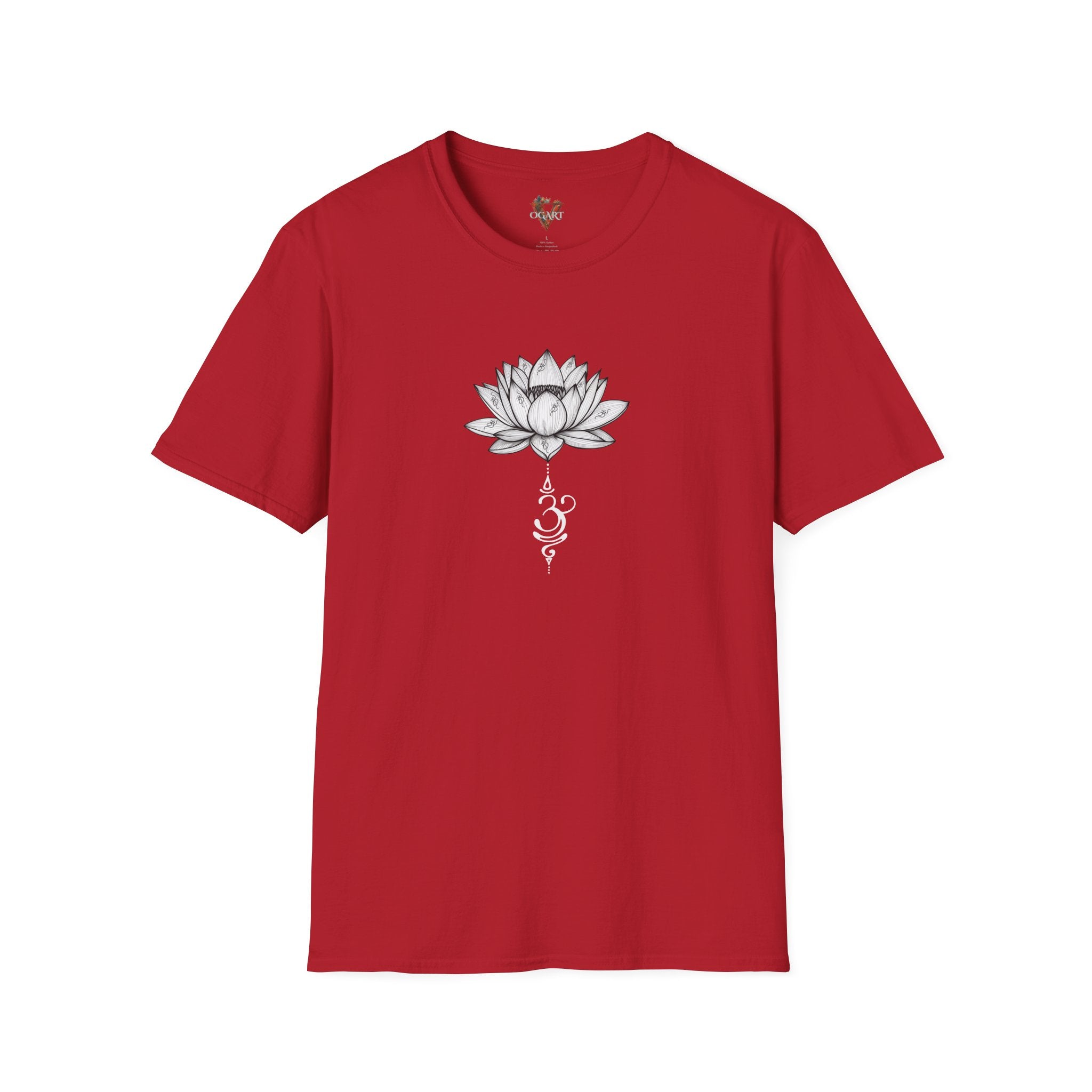 Spiritual T-shirt Om Blossom - Flower Design - Vogart