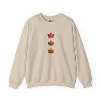 Canadian Heart Leaves Sweatshirt – Unique & Cozy Design