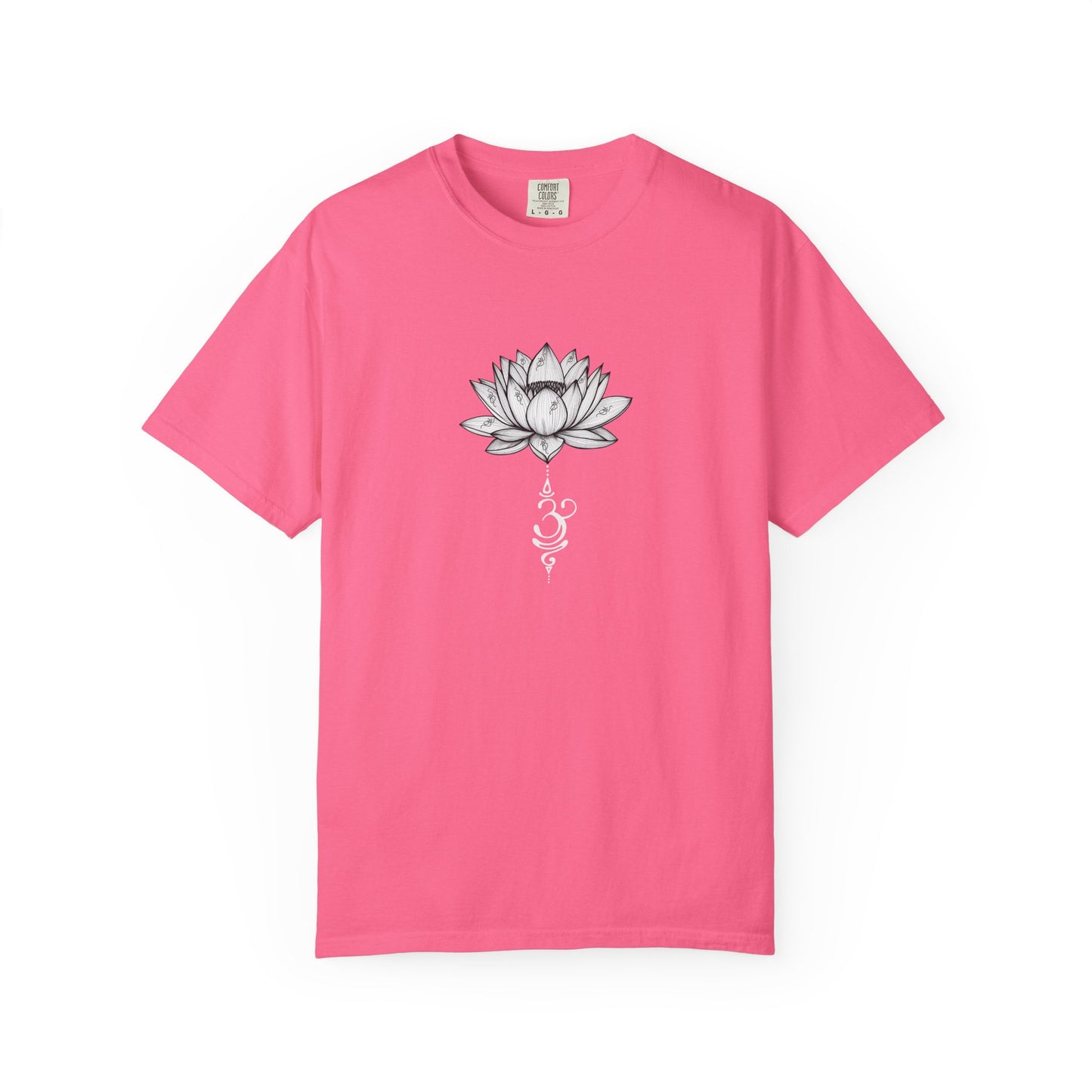 Lotus Flower Om Yoga T-Shirt: Spiritual Boho Chakra Tee