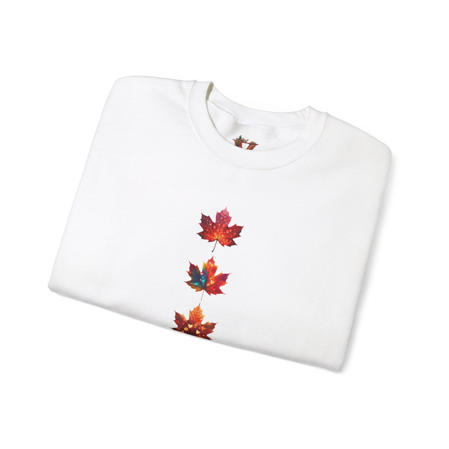 Canadian Heart Leaves Sweatshirt – Unique & Cozy Design