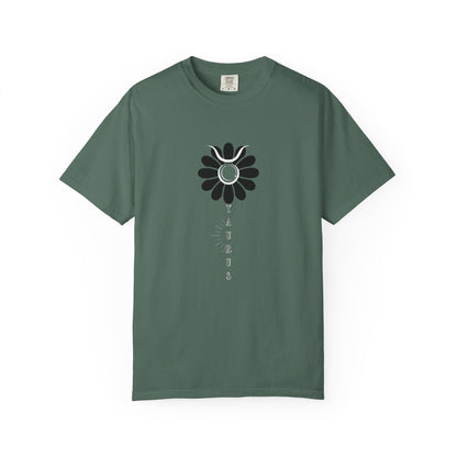 Taurus Flower Shirt: Comfort Colors Floral Tee