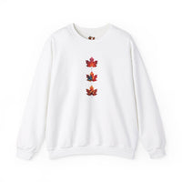 Canadian Heart Leaves Sweatshirt – Unique & Cozy Design