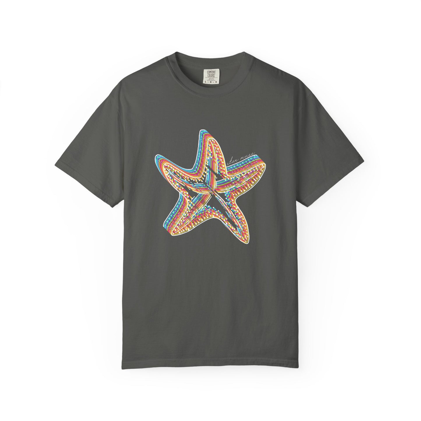 Starfish Rainbow T-Shirt: Summer Beach Clothing