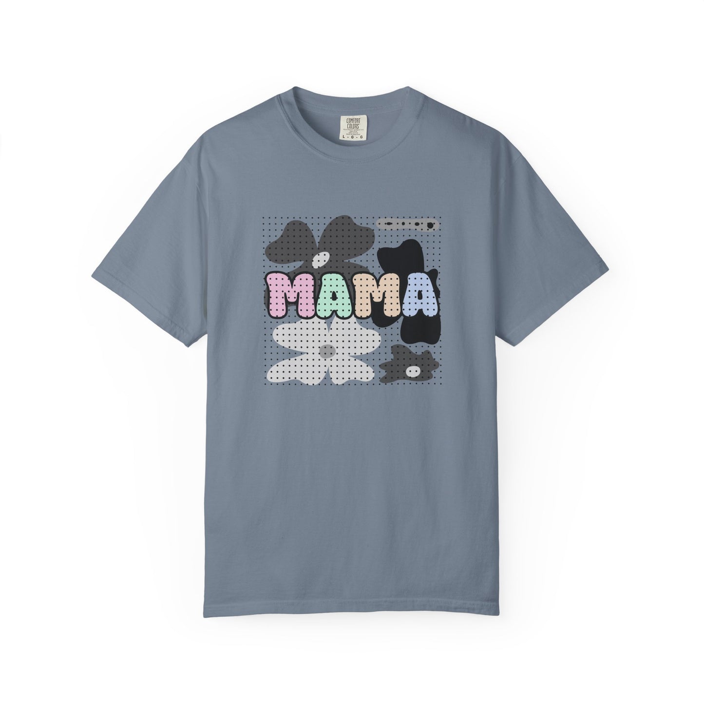 Mama Floral Shirt: Comfort Colors Pastel Mom Shirt