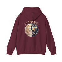 Gemini Hoodie – Moon Phases & Constellation Zodiac Pullover
