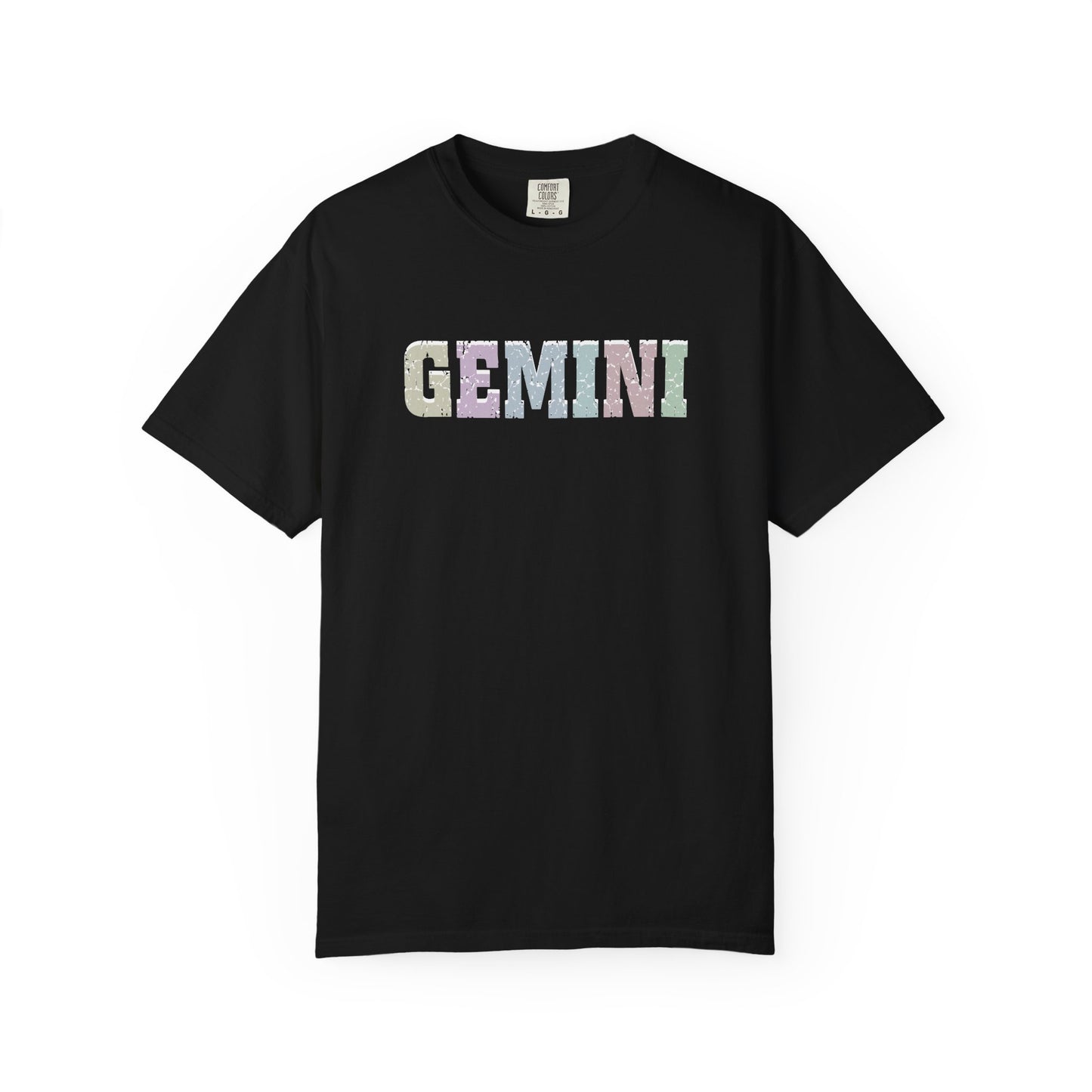 Gemini Zodiac T-Shirt: Comfort Colors Pastel Tee