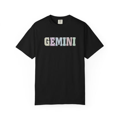 Gemini Zodiac T-Shirt: Comfort Colors Pastel Tee