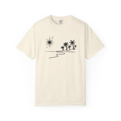 Celestial Beach Comfort Colors Shirt: Summer Graphic Tee