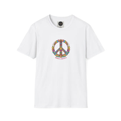 Retro Peace Graphic Tee: 60s 70s Hippie Style
