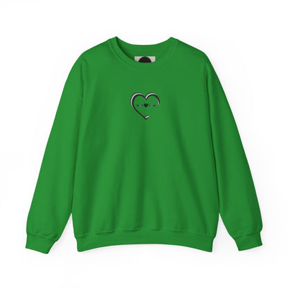 3D Moon Phase Heart Sweatshirt: Celestial Shirt