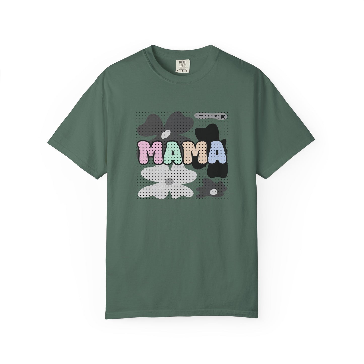 Mama Floral Shirt: Comfort Colors Pastel Mom Shirt