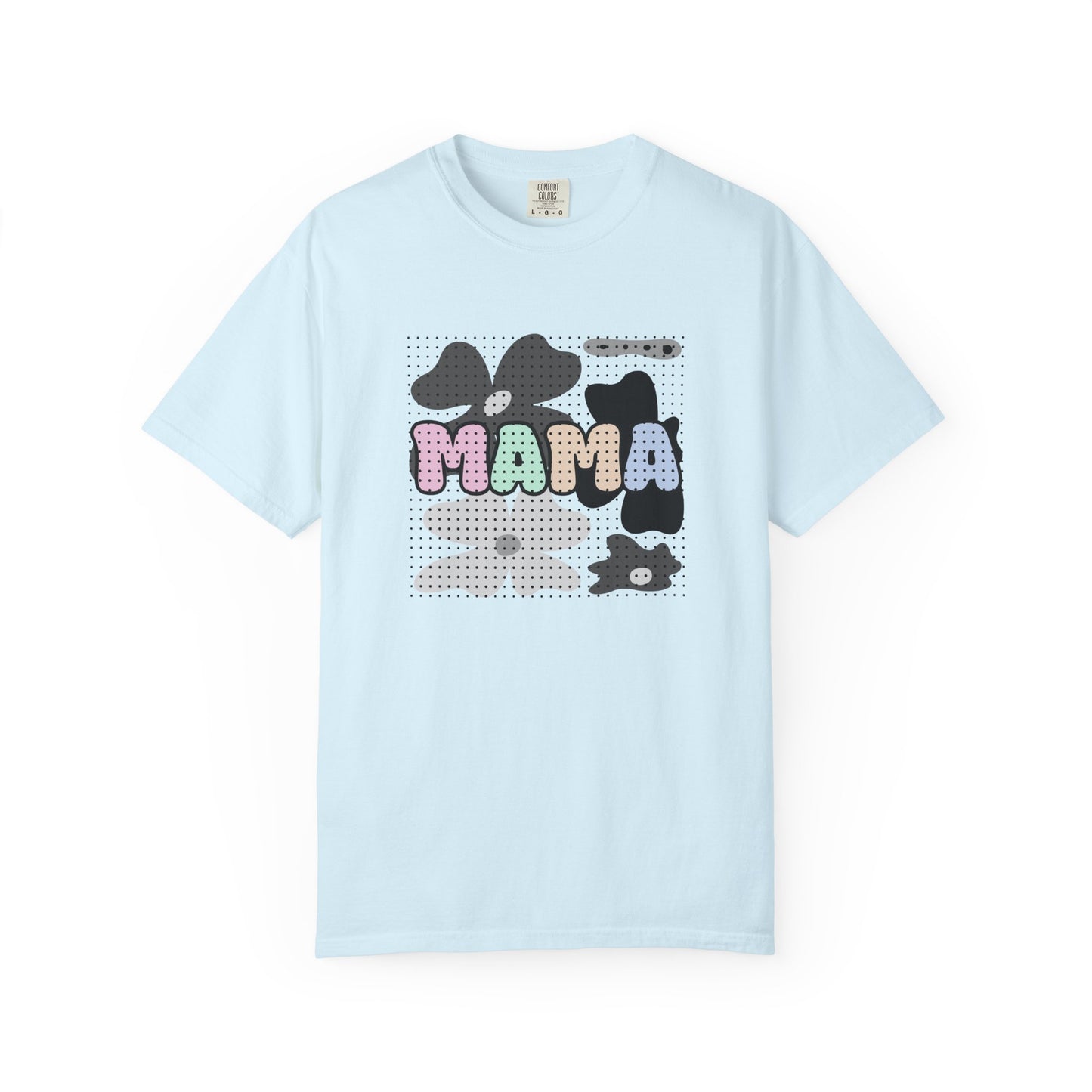 Mama Floral Shirt: Comfort Colors Pastel Mom Shirt